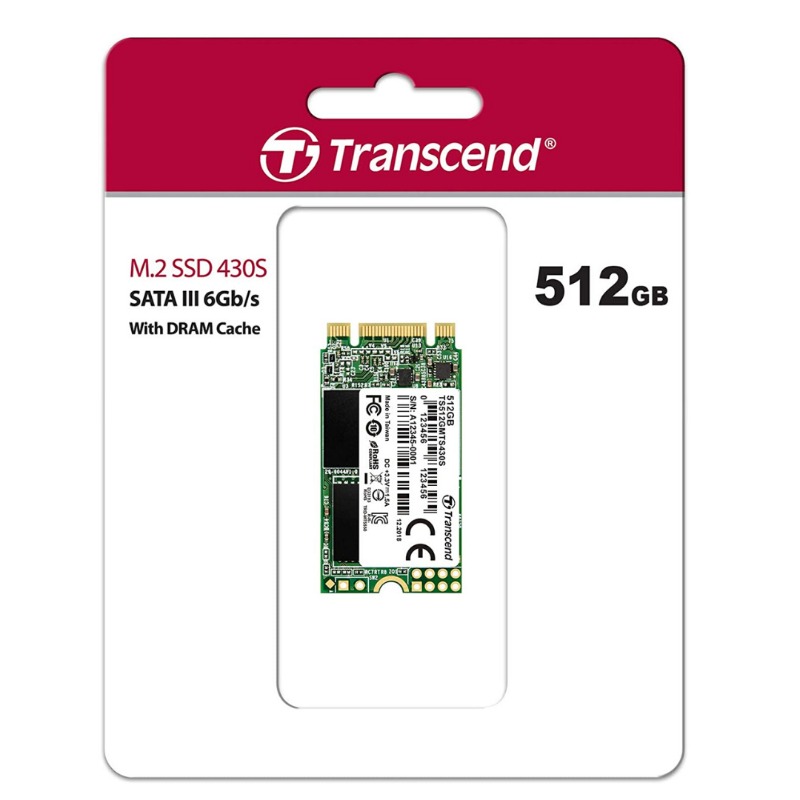 Transcend TS512GMTS430S SATA M.2 internal SSD 2242 drive 512 