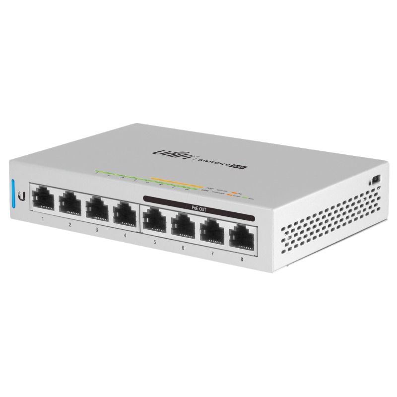 Ubiquiti Unifi Switch 8 Port, 150 W, US-8-150W