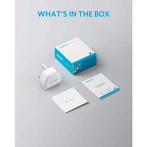 Anker Nano USB C Plug, 20W PIQ 3.0 Durable Compact Fast Charger, PowerPort III USB-C Charger - A2633