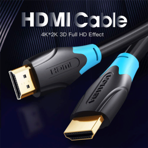 VENTION HDMI CABLE 2METER BLACK - VEN-AACBH