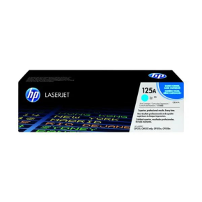 HP 125A Cyan Original LaserJet Toner Cartridge- CB541A