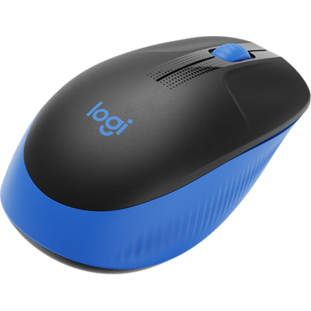 Logitech Wireless Mouse Full Size M190 - Blue (910-005907)