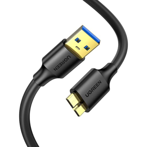 UGREEN USB-A 3.0 to Micro USB 3.0 Male Cable 0.5m (Black) – UG-10840