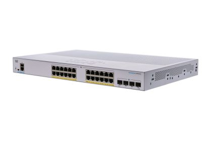 CISCO Business CBS350-24P-4G-UK-1 24-PORT GIGABIT POE Switch managed with 4 SFP- CBS350-24P-4G-UK