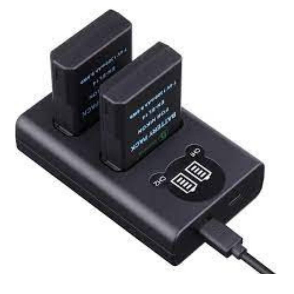 Caisi Dual Charger for EN‑EL14a Battery