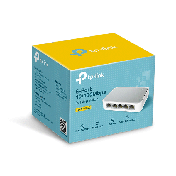 TP-Link 5-port 10/100Mbps Desktop Switch (TL-SF1005D)