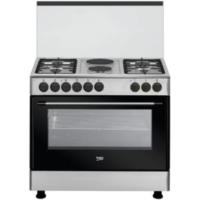 Beko GE12121DX 4 in 2 Freestanding Cooker – Stainless Steel