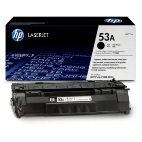 HP 53A Black Original LaserJet Toner Cartridge- Q7553A