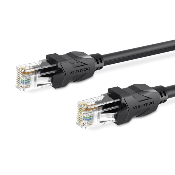 Vention Cat 6 UTP Patch Cable Black 1m (IBBBF)