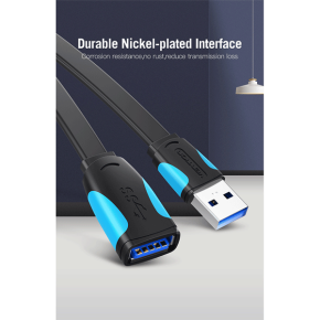 VENTION FLAT USB 3.0 EXTENSION CABLE 3METER