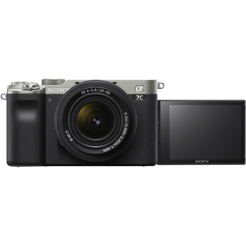 Sony Alpha a7C Mirrorless Digital Camera with 28-60mm Lens (Black/Silver)