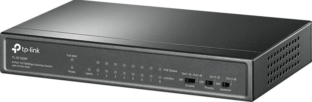TP-Link 9-Port 10/100Mbps Desktop Switch- TL-SF1009P