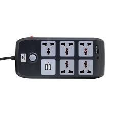 LW EXT 52U 3P 5-Way Extension Socket with 2 USB Fast Charge