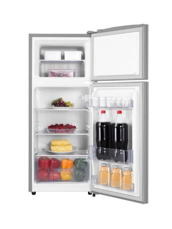 Hisense REF120DR 120L Double Door Fridge – Silver