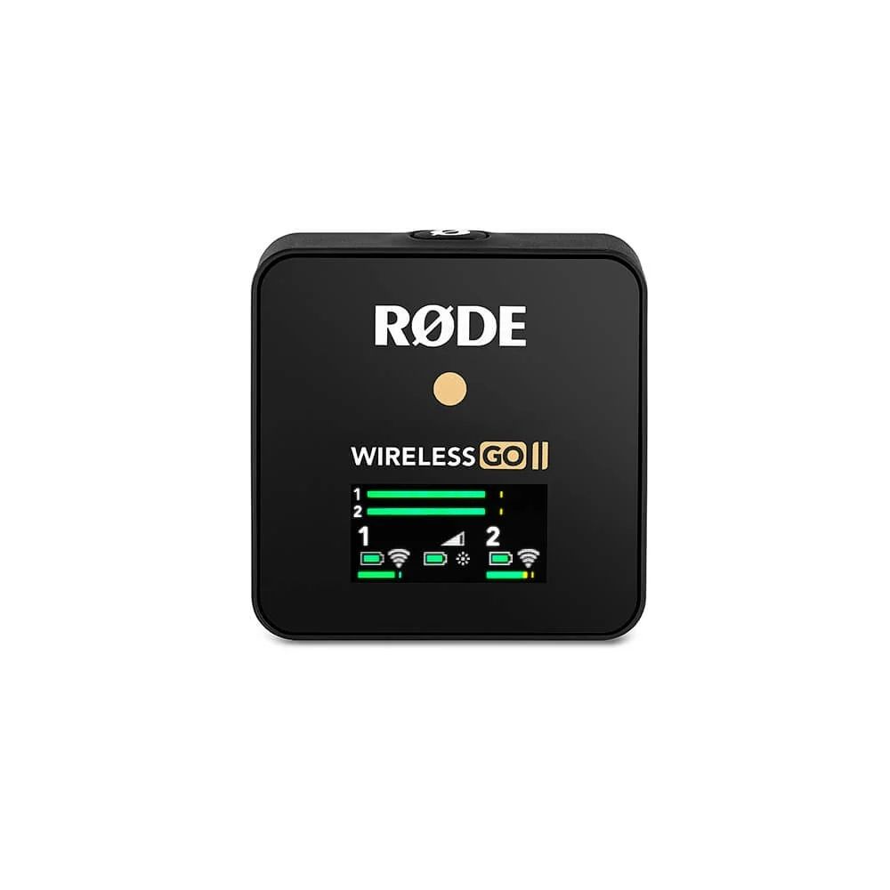Rode Wireless GO II 2-Person Compact Digital Wireless Microphone System/Recorder (2.4 GHz, Black)