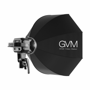 GVM P80S LED 4-Light Kit with Umbrellas, Softboxes, and Backdrops