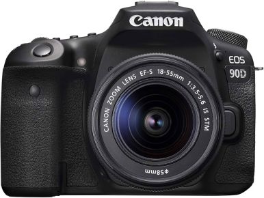 Canon EOS 90D DSLR with 18-55mm lens