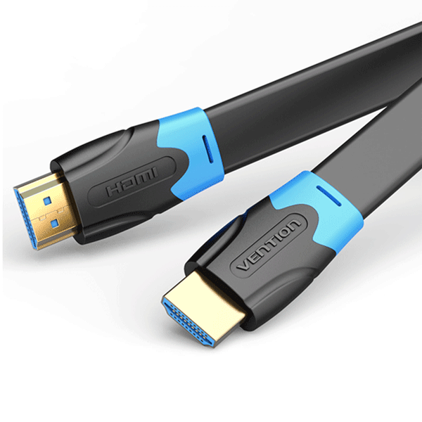 VENTION FLAT HDMI CABLE 1M BLACK - VEN-AAKBF
