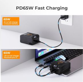 K&F Concept 99Wh Mini V-Mount Battery, 6700mAh