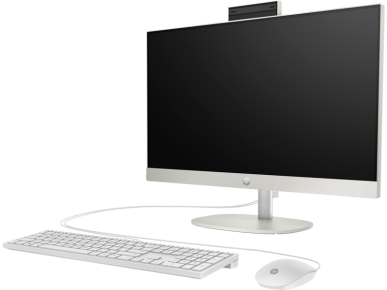 HP All-in-One 24-cr1006nh PC, Intel Core Ultra 5 125U, 16GB DDR5 5600, 512GB PCIe NVMe M.2 SSD, FreeDOS, 23.8" FHD Touch Screen, No ODD - A0CL8EA