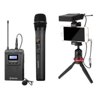 BOYA BY-WM8 PRO-K4 UHF Dual-Channel Wireless Microphone System