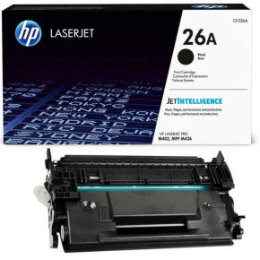 HP 26A Black Original LaserJet Toner Cartridge- CF226A