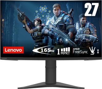 Lenovo 66a3gacbuk G27c-10 Curved Gaming Monitor, 27",black