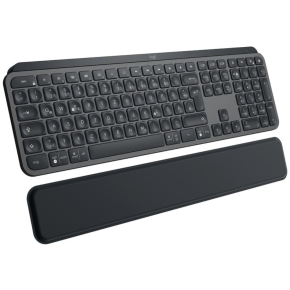 Logitech MX Keys Plus keyboard RF Wireless + Bluetooth AZERTY French Graphite Azerty FR- 920-009416