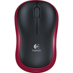 Logitech Wireless Mouse M185 - Red (910-002237)