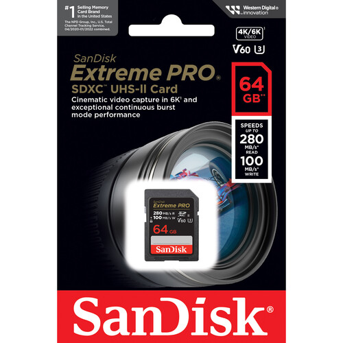 SanDisk 64GB Extreme PRO 280MB/s – SDSDXEP-064G-GN4IN
