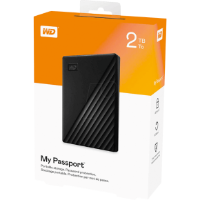 WD My Passport 2TB – Black – WDBYVG0020BBK-WESN