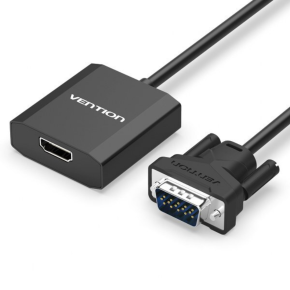 Vention Vga To Hdmi Converter With Female Micro Usb And Audio Port (ven-aceb0)
