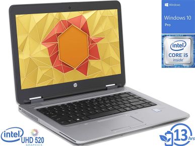 HP ProBook 640 G2 Laptop, 14 Inch FHD Display, Intel Core i5-6300U Upto 3.0GHz, 8GB RAM, 128GB NVMe SSD, DVDRW, DisplayPort, Thunderbolt, Wi-Fi, Bluetooth, Windows 10 Pro