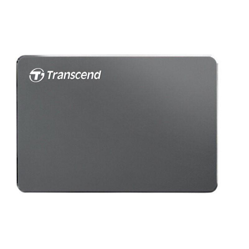 Transcend 2TB StoreJet 25C3N USB 3.1 Portable External Hard Drive, Iron Gray