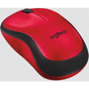 Logitech Wireless Mouse Silent M220 - Red (910-004880)