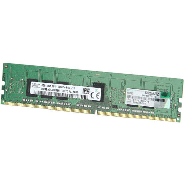 HP E 8GB (1x8GB) Single Rank x8 DDR4-2400 CAS-17-17-17 Registered Memory Kit 805347-B21