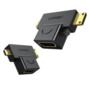 UGREEN Micro HDMI Male + Mini HDMI Male to HDMI Female Adapter - HD129 (UG-20144)