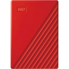 WD 2TB My Passport Portable External Hard Drive HDD, USB 2.0 Compatible, Red - WDBYVG0020BRD-WESN