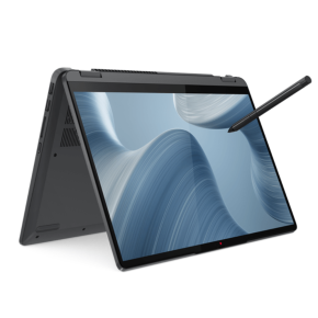  Lenovo IdeaPad Flex 5 14IAU7, Core i7 1255U, 16GB, 512GB SSD, Windows 11 Home in S mode, 14″ WUXGA Touch Screen, Stone Blue – 82R70046UE