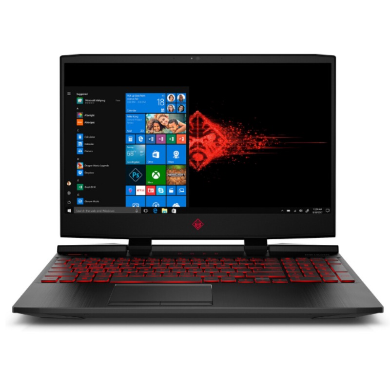 Omen by HP 2019 15-Inch Gaming Laptop, Intel i7-9750H Processor, NVIDIA GTX 1650 4 GB, 8 GB RAM, 256 GB SSD, VR Ready, Windows 10 Home