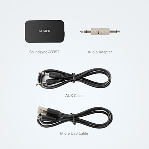 Anker Soundsync A3352 Bluetooth Receiver - Black (AK-A3352011)