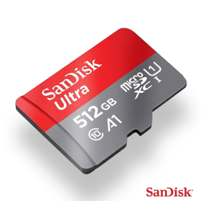 SanDisk MicroSD CLASS 10 120MBPS 512GB without Adapter – SDSQUA4-512G-GN6MN
