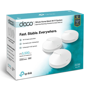TP-Link Deco M5 AC1300 Whole Home Mesh Wi-Fi System (3 Pack) - TL-DECO M5-3
