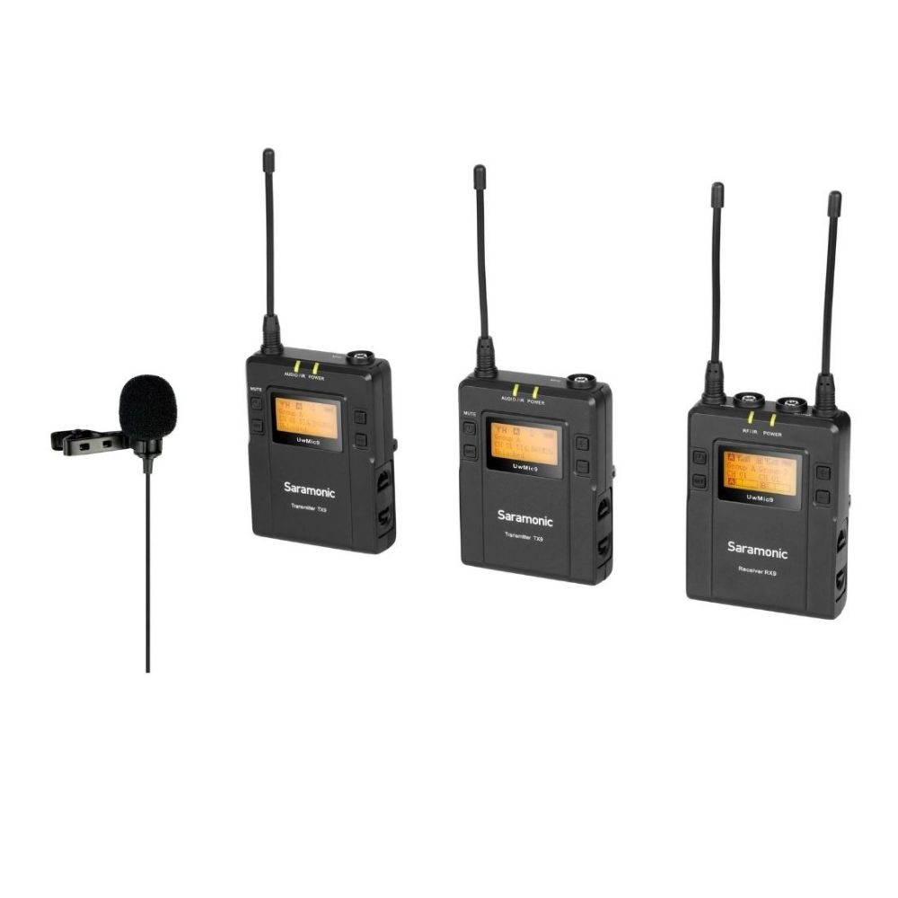 Saramonic UwMic9 Camera-Mount Wireless Omni Lavalier Microphone System (514 to 596 MHz)