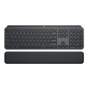 Logitech MX Keys Plus keyboard RF Wireless + Bluetooth AZERTY French Graphite Azerty FR- 920-009416