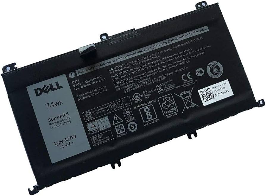 Original 74Wh Dell Inspiron 15 Gaming 7566 Battery