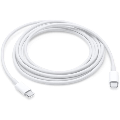 Apple USB Type-C 6.56' Charge Cable, White (MLL82AM/A)