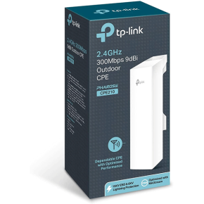 TP-Link CPE210 2.4 GHz N-300 9 dBi Outdoor Customer-Premises Equipment