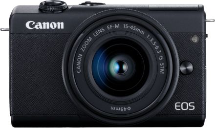 Canon EOS M200 Mirrorless Camera with 15-45mm Lens (Black)