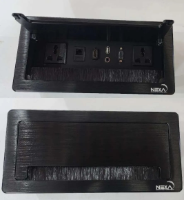 Nexa Multifunction Flip-up Socket (Black)